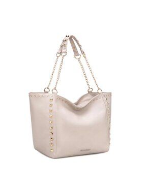 Extra Large Hobo Tote Bag Vegan Leather Shoulder Purse with Chain Handle